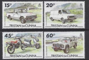 1995 Tristan Da Cunha. SG.576-9 Local Transport. set 4 values U/M (MNH)