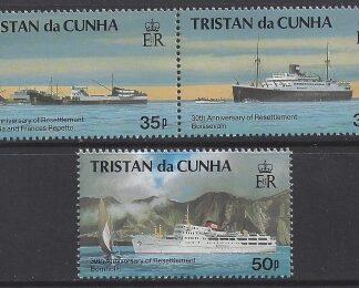 1993 Tristan Da Cunha. SG.546-8  30th Anniversary of Resettlement. 3 values U/M (MNH)