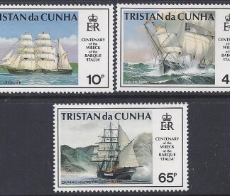 1992 Tristan Da Cunha. SG.535-7  Centenary of the Wreck of Barque Italia. set 3 values U/M (MNH)