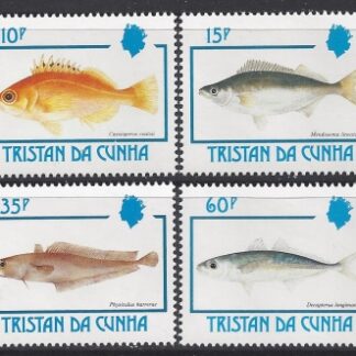 1992 Tristan Da Cunha. SG.531-4  Fish. set 4 values U/M (MNH)