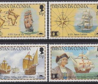1992 Tristan Da Cunha. SG.522-5 500th Anniv. Discovery of America by Colunbus. set 4 values U/M (MNH)