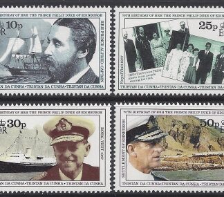 1991 Tristan Da Cunha. SG.514-7  70th Birthday of Prince Philip, Duke of Edinburgh. set 4 values U/M (MNH)