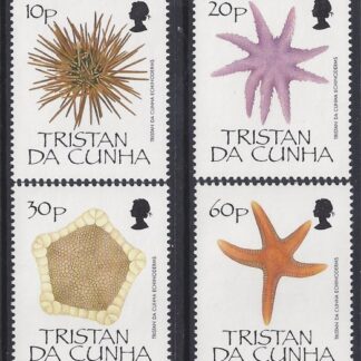 1990 Tristan Da Cunha. SG.494-7 Echinoderms. set 4 values U/M (MNH)