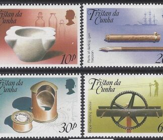 1989 Tristan Da Cunha. SG.482-5  Nautical Museum Exhibits. set 4 values U/M (MNH)