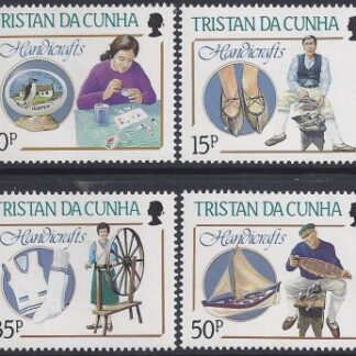 1988 Tristan Da Cunha. SG.448-51 Tristan Da Cuhna Handicrafts. set 4 values U/M (MNH)