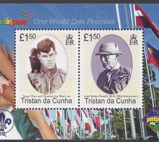 2007 Tristan Da Cunha. MS.888 Centenary of Scouting. mini sheet U/M (MNH)