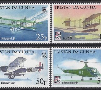 2009 Tristan Da Cunha. SG.939-42 Centenary of Naval Aviation. set 4 values U/M (MNH)