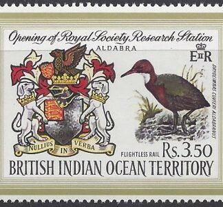 1971 British Indian Ocean Territories.  SG.40 Opening of Research Station on Aldabra. U/M (MNH)