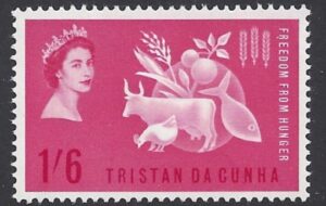 1963 Tristan Da Cunha.SG.68 Freedom From Hunger U/M (MNH)