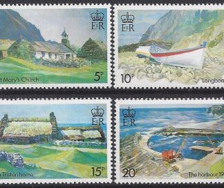 1978 Tristan Da Cunha. SG.234-7 Paintings by Roland Svensson. (2nd issue) set 4 values U/M (MNH)