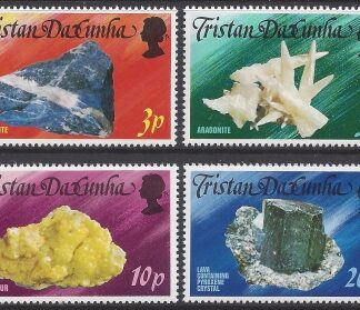 1978 Tristan Da Cunha. SG.242-5  Local Minerals  set 4 values U/M (MNH)