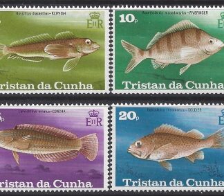 1978 Tristan Da Cunha. SG.246-9  Fish set 4 values U/M (MNH)