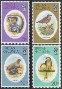 1979 Tristan Da Cunha. SG.255-8 Wildlife Conservation. set 4 values U/M (MNH)