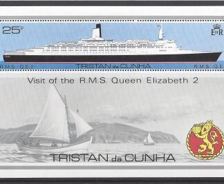 1979 Tristan Da Cunha. MS.263  Visit of Queen Elizabeth 2 (Liner).  mini sheet U/M (MNH)