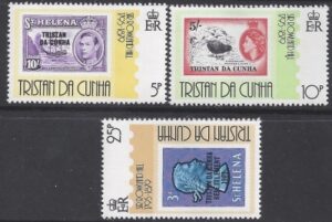 1979 Tristan Da Cunha. SG.264-6 Death Centenary of Sir Rowland Hill. set 3 values U/M (MNH)