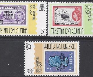 1979 Tristan Da Cunha. SG.264-6  Death Centenary of Sir Rowland Hill.  set 3 values U/M (MNH)