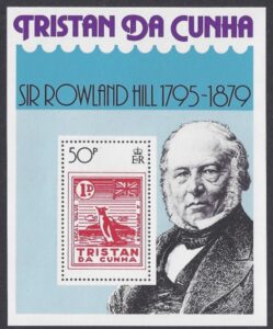 1979 Tristan Da Cunha. MS.267 Death Centenary of Sir Rowland Hill. mini sheet U/M (MNH)