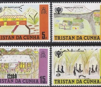 1979 Tristan Da Cunha. SG.268-71 Int. Year of The Child (Childrens Drawings).  set 4 values U/M (MNH)