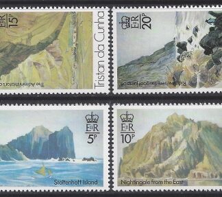 1980 Tristan Da Cunha. SG.272-5 Paintings by Roland Svensson. (3rd series) set 4 values U/M (MNH)