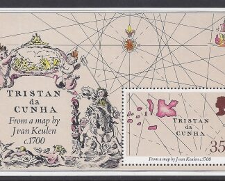 1981 Tristan Da Cunha. MS.307 Early Maps.  mini sheet  U/M (MNH)