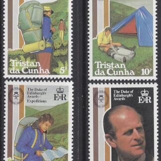 1981 Tristan Da Cunha. SG.311-4 25th Anniv. of Duke of Edinburgh Award Scheme.  set 4 values U/M (MNH)