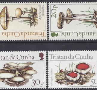 1984 Tristan Da Cunha. SG.369-72  Fungi.  set 4 values U/M (MNH)