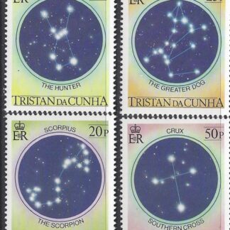 1984 Tristan Da Cunha. SG.373-6 The Night Sky. set 4 values U/M (MNH)