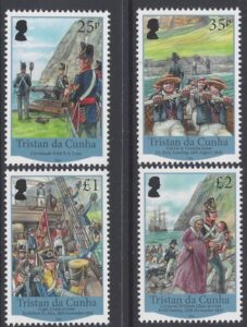 2016 Tristan Da Cunha. SG.1172-5 British Garrison set 4 values U/M (MNH)