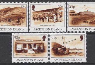 1995 Ascension Island. SG.647-51  Late 19th Century Scenes. set 5 values U/M (MNH)