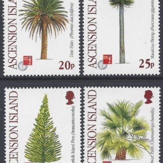 1997 Ascension.  SG.704-7  Hong Kong 97  Int. Stamp Exibition. set 4 values U/M (MNH)
