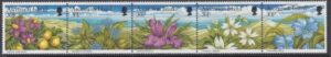 1997 Ascension Island. SG.713-7 Wild Herbs set 5 values U/M (MNH)