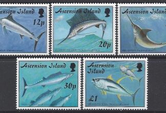 1997 Ascension Island. SG.728-32  Gamefish  set 5 values U/M (MNH)