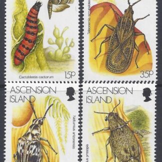 1998 Ascension Island. SG.737-40  Biological Control using Insects. set 4 values U/M (MNH)