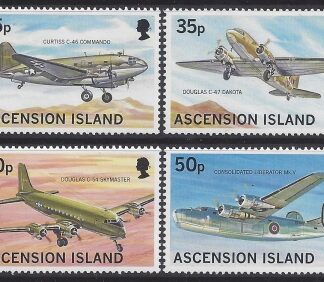 1999 Ascension Island. SG.760-3  Aircraft. set 4 values U/M (MNH)