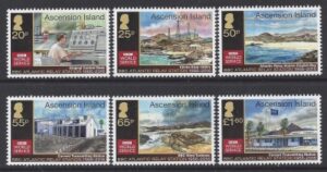 2016 Ascension Island. SG.1250-5 50th Anniversary of BBC Atlantic Relay Station. set 6 values U/M (MNH)