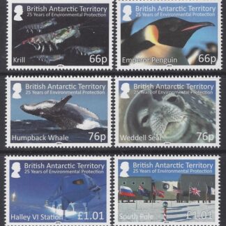 2016 British Antarctic.  SG.685-90  Enviromental Protection. set 6 values U/M (MNH)