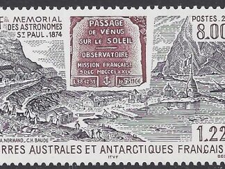 2001 French Antarctic - SG.447   127th Anniversary of French Astronomers Visit to St. Paul Island.  U/M (MNH)
