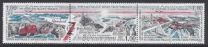 1997 French Antarctic - SG.374-6 (374a)  50th Anniv. of First French Polar Expedition. U/M (MNH)