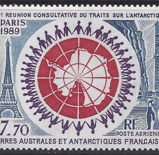 1989 French Antarctic - SG.258 AIR.- 15th Atlantic Treaty Consultative Meeting Paris.  U/M (MNH)
