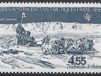 1983 French Antarctic - SG.176  'AIR'  Dog Sledge.  U/M (MNH)