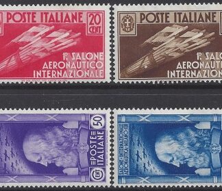 1935 Italy.  SG.458-61 International Aeronautical Exhibition. set 4 values M/M
