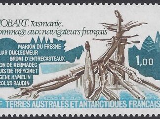 1978 French Antarctic.  SG.127  French Navigations Memorial Hobart U/M (MNH)