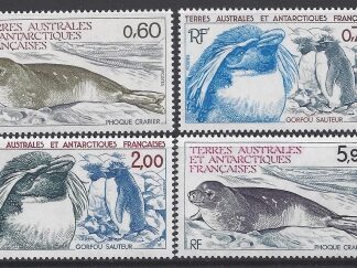 1984 French Antarctic - SG.184-7  Antarctic Wildlife.  set 4 values U/M (MNH)