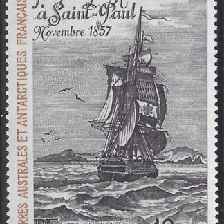 1985 French Antarctic - SG.204  AIR - La Novara (Frigate) at St. Paul   U/M (MNH)