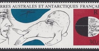 1985 French Antarctic - SG.205 AIR - Explorer & Fur Seal   U/M (MNH)