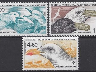 1986 French Antarctic - SG.208-10   Birds  set 3 values   U/M (MNH)