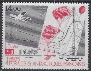 1986 French Antarctic - SG.218   AIR - Scientific Research.    U/M (MNH)