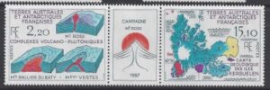 1988 French Antarctic - SG.234-5 (234a)  Antarctic Geology.  set 2 values  U/M (MNH)