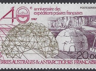 1988 French Antarctic - SG.243 AIR. - 40th Anniv. of French Polar Expeditions.   U/M (MNH)