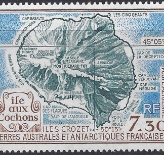 1990 French Antarctic. SG.265 AIR - Pigs Island.   U/M (MNH)